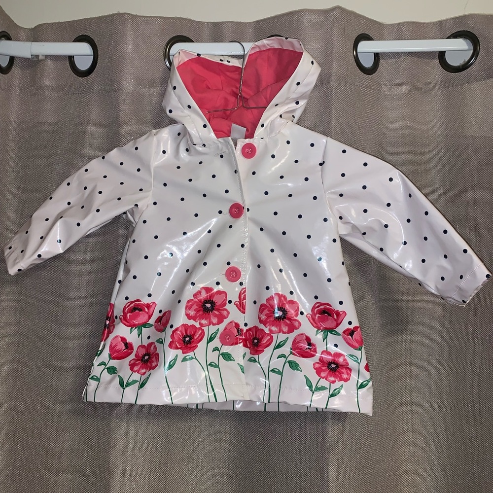 NWT adorable poppy spring raincoat